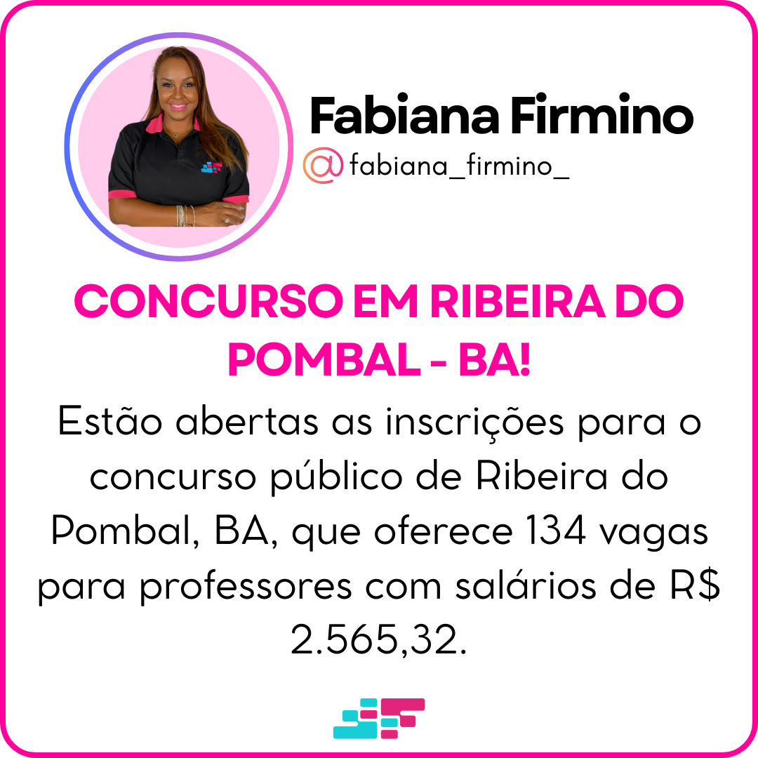 Imagem ilustrativa sobre o concurso público para professores em Ribeira do Pombal, BA